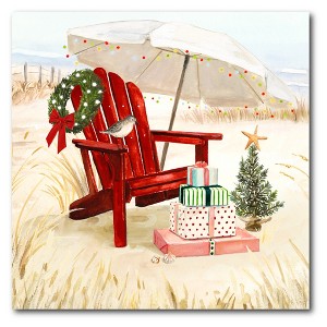 Courtside Market Christmas Coast II 16x16 Gallery-Wrapped Canvas - 1 of 4