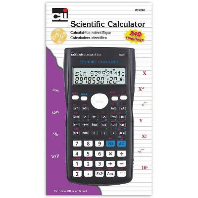 CLI 12-Digit Battery/Solar Powered Scientific Calculator Black (CHL39240)
