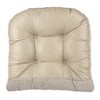 Gripper 2pk 15"x15" Klear Vu Tyson Universal Non Slip Overstuffed Dining Chair Cushions - 3 of 4