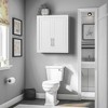 Lirago 26" Bathroom Cabinet Storage Cabinet with Adjustable Shelf 26*22 White - 4 of 4