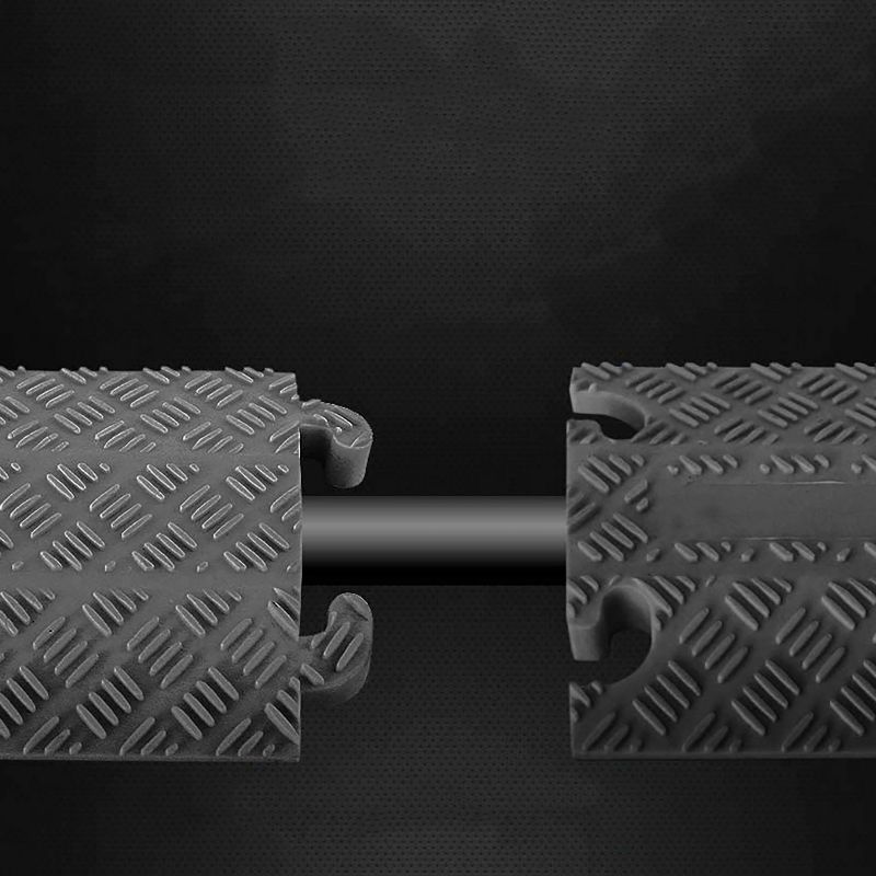 Pyle 40 Inch Cable Wire Protector Cover Ramp Track with Interlocking System for Indoor Outdoor Floor Extension Cord Safety Concealment, Black (2 Pack), 4 of 7