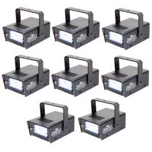 8 CHAUVET DJ CH730 Adjustable 1-12 Flash/Sec Mini Strobe LED Club Light Effects - 1 of 2