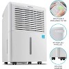 Ivation 50-Pint Energy Star Large Room Dehumidifier with Drain Pump - 3 of 4