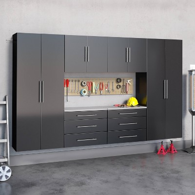 Prepac HangUps 18 inch Narrow Storage Cabinet, Black