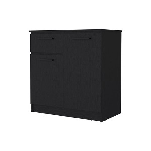 Maliang Dresser with 2-Door and 1-Drawer, Black - 1 of 4