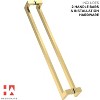 Modern Gold Push Pull Door Handle – Long Stainless Steel Handle for Glass, Shower, Barn, or Wooden Doors – Contemporary Entry Handle for Home - 4 of 4