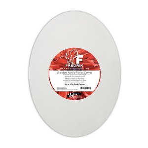 Fredrix Oval Stretched Canvas - 1 of 1