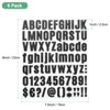 Unique Bargains Waterproof Vinyl Self-Adhesive Durable Mailbox Alphabet Stickers 6 Sheets - 3 of 4