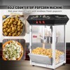 VEVOR Popcorn Maker, 850W Popcorn Popper Machine, 8 Oz Kettle Makes 48 Cups per Batch, Countertop Popcorn Maker with Tempered Glass, Black - 3 of 4