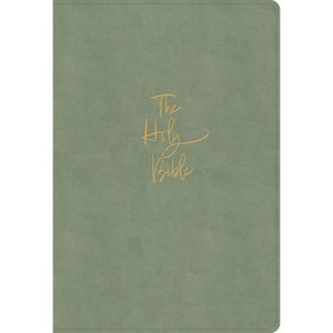 KJV Super Giant Print Reference Bible, Sage Suedesoft Leathertouch - by  Holman Bible Publishers (Leather Bound) - 1 of 1