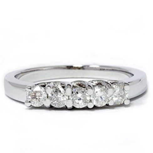 5/8ct Diamond Ring Guard Enhancer 14K White Gold