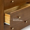 Harbor 3 Drawer with Divded Top Drawer Dresser - 4 of 4