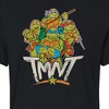 Women's - Teenage Mutant Ninja Turtles - Rebel Road Group Cropped Graphic T-Shirt - 2 of 4