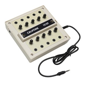 Califone 1210T 2-Way 10 Position Stereo Jackbox with Volume Control, Beige - 1 of 1