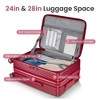 Summit Adventure 3-Piece Lightweight Expandable Luggage With Airline Approved Tsa Lock - 3 of 4