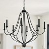 Capital Lighting Bentley 8 - Light Chandelier in  Black Iron - 2 of 4