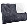 Kids' Dungeons & Dragons Dice Pattern Silky Touch Blanket White 36X58 - 3 of 4