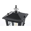 Elegant Lighting Bodine 7 inch Outdoor Pendant in Black - 3 of 4