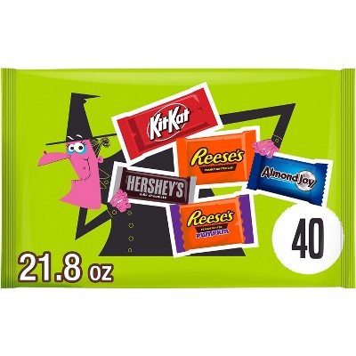 HERSHEY'S Chocolate Assorted Halloween Candy Snack Size - 21.8oz/40pc