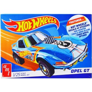 Skill 2 Model Kit Hot Wheels Opel GT 3-in-1 Kit 1/25 Scale Model by AMT - 1 of 4