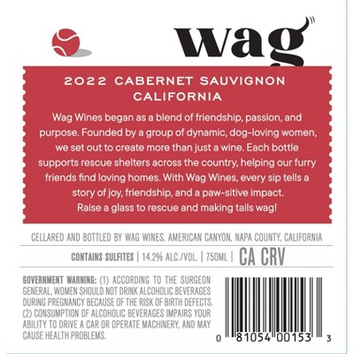 Wag Cabernet Sauvignon Wine - 750ml Bottle