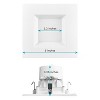 Luxrite 4 Inch Square Recessed LED Can Lights, 5 Color Selectable 2700K - 5000K, Dimmable Recessed Lights, 750 Lumens, CRI 90, Wet Rated 4 Pack - 3 of 4