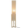 VYNXARIA Contemporary Floor Lamp,Standing Light for Living Room Centerpiece,Bedroom,Office Lighting,Oak and Natural - 4 of 4