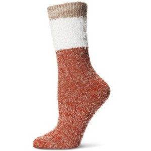 Memoi Women's Distinctone Stripe Soft-Fit Wool Blend Crew - 1 of 4