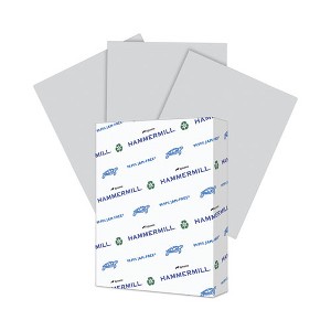 Hammermill Colors Print Paper, 20 lb Bond Weight, 8.5 x 11, Gray, 500/Ream - 1 of 4