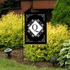 Briarwood Lane Everyday Double Sided Garden Flag 12x18 For Outdoor Black and White Monogram Q Garden Flag Flags For Outside - 4 of 4