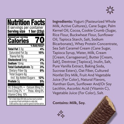 Clio Snacks Cookie Dough Greek Yogurt Mini-Bars - 6.21/8pk