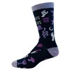 Crazy Dog T-Shirts Women's Hocus Pocus Occult Socks Funny Halloween Part Tarot Card Spirits Ghost Graphic Novelty Footwear - 2 of 4