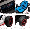 24v Electric Go Kart for Kids 6-12 Years Old, Battery Powered Drifting Ride-on Car with Powerful Motor, Slow Start, Built-in Music - 4 of 4