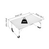 Unique Bargains Foldable Portable Working Picnic Tables 1 Pc - 2 of 4