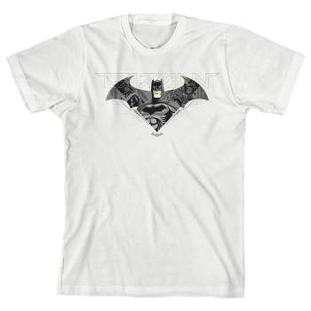 Batman Robin Nightwing Line Art White T-Shirt Toddler Boy to Youth Boy