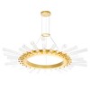 CWI Lighting Collar 28 Light Chandelier With Satin Gold Finish - 2 of 4