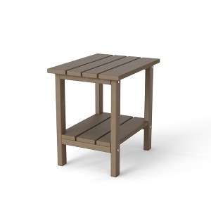 Yardgrace All Weather Space Saving HDPE Double Layer Coffee Table - 1 of 4