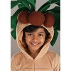 HalloweenCostumes.com Kid’s Palm Tree Costume | Tropical Beach Plant Jumpsuit with Attached Plush Coconuts and Leaves - 2 of 3