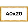 PosterPalooza | 40x20 Bamboo Picture Frame, UV Acrylic, 4 Finishes - Brown, Black, Gold, and Natural - 2 of 4