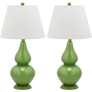 Cybil Double Gourd Lamp (Set of 2) - Safavieh - 1 of 4