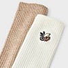 Men's 2pk Casual Crew Socks - Goodfellow & Co™ Ivory 6-12 - 3 of 3