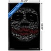 Trends International DC Comics Movie - The Dark Knight - The Joker Face In Text Framed Wall Poster Prints - 3 of 4