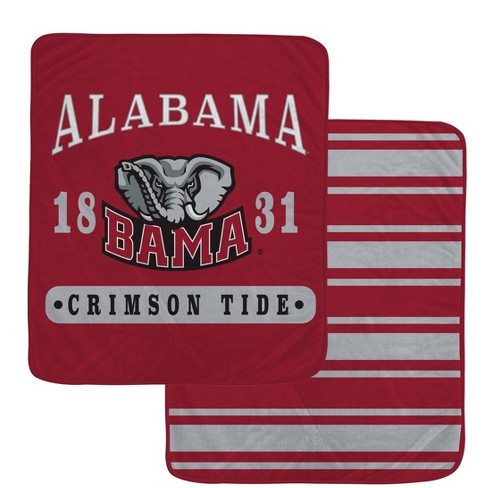 NCAA Alabama Crimson Tide Varsity Plaque Double Sided Royal Plush Blanket - image 1 of 1