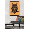 Trends International Rachel Caldwell - Warrior Owl On Orange Framed Wall Poster Prints - 2 of 4