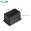 Unique Bargains Rectangle PVC Durable Anti-Slip Furniture Leg Caps - 3 of 4