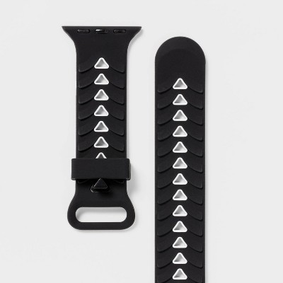 Silicone Apple Watch Band 38/40mm Black/Gray - All in Motion™