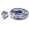 Blue Rose Polish Pottery N008 Manufaktura Tray with 4 Plates - 2 of 3