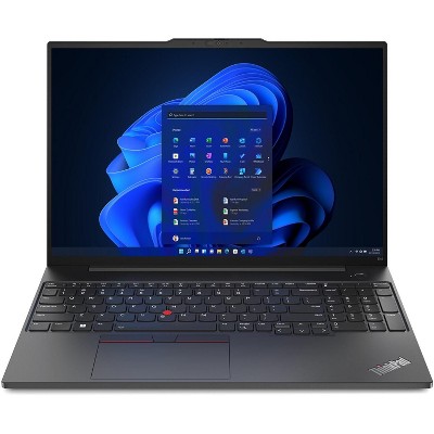 Lenovo ThinkPad E16 16" FHD+ Laptop, AMD Ryzen 7 7730U, 16GB RAM, 512GB SSD, Windows 11 Pro, Black (21JTS09700)