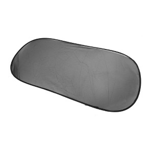 Unique Bargains Mesh Folding Rear Window Shield Anti-UV Nylon Automotive Sunshades 39" x 20" Black 1 Pc - 1 of 4