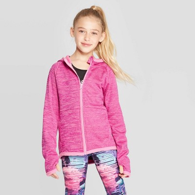 girls full zip fleece